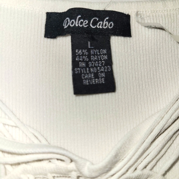 DOLCE CABO L SLEEVELESS KNIT - Picture 7 of 7